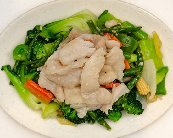 18A. Sauteed Fish Slices Chop Suey 雜菜炒魚柳